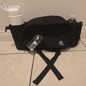 NWT Everest Fanny Pack Black Outdoor Hiking